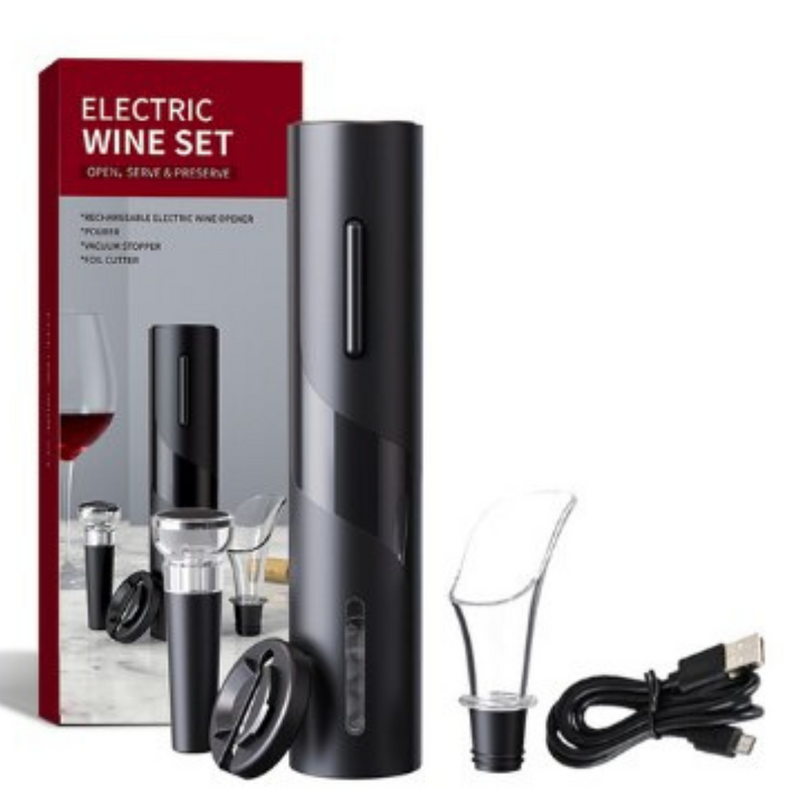 Kit Completo para Vinhos - 5 Peças Elegance