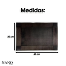 Kit Jogo Americano Metalizado