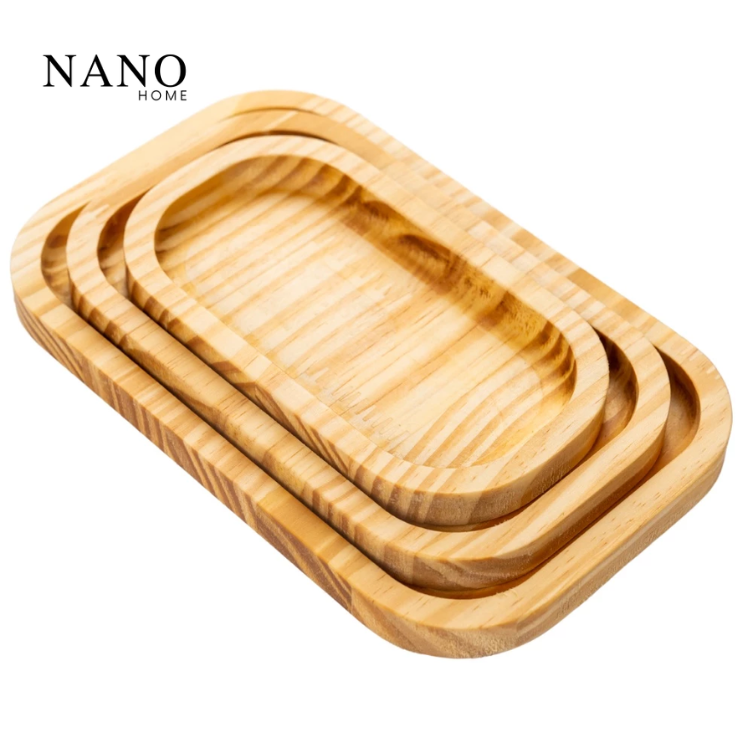 Kit 3 Petisqueiras de Bambu - Nano Home