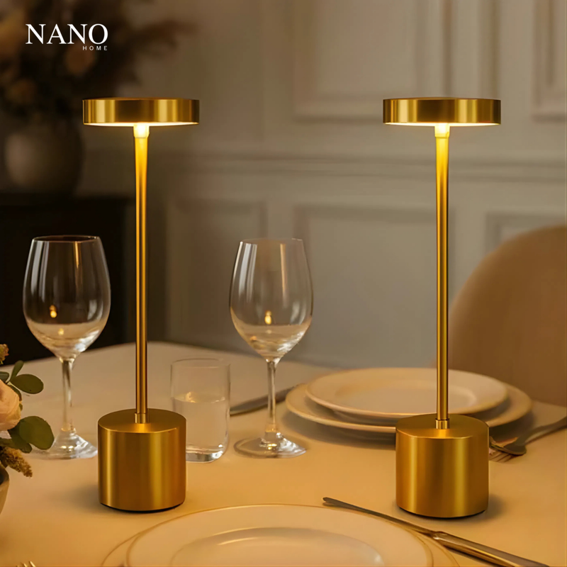 Luminária de Mesa Recarregável LED Moderna