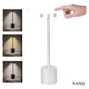 Luminária de Mesa Recarregável LED Moderna