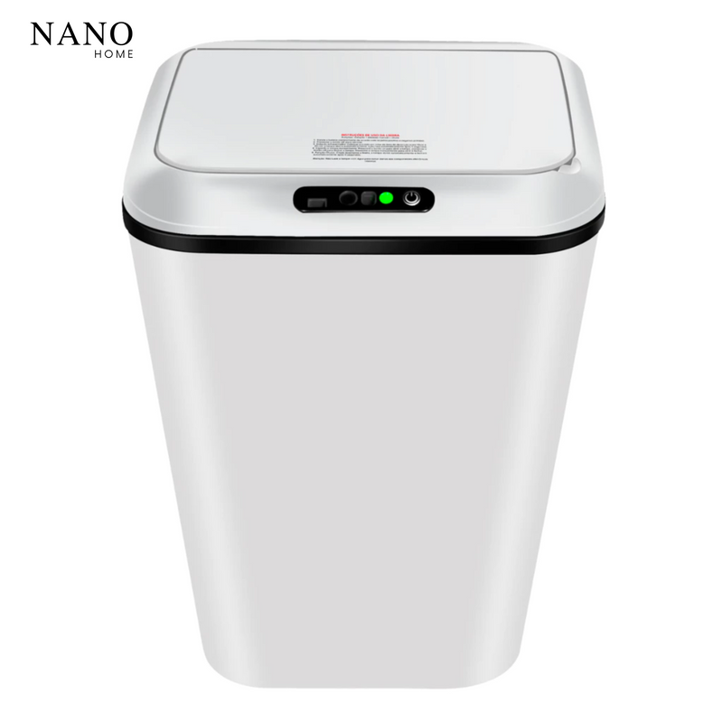 🗑️ Lixeira Automática com Sensor Inteligente – 16L para Banheiro, Cozinha e Escritório