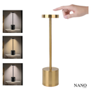 Luminária de Mesa Recarregável LED Moderna