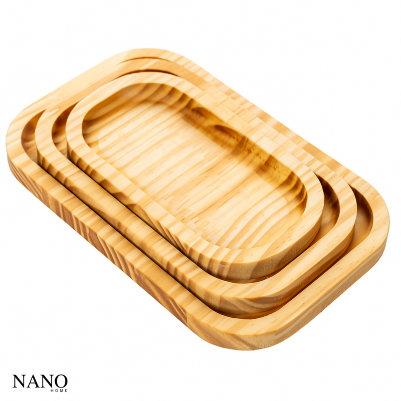 Kit Petisqueira de Madeira Luxo