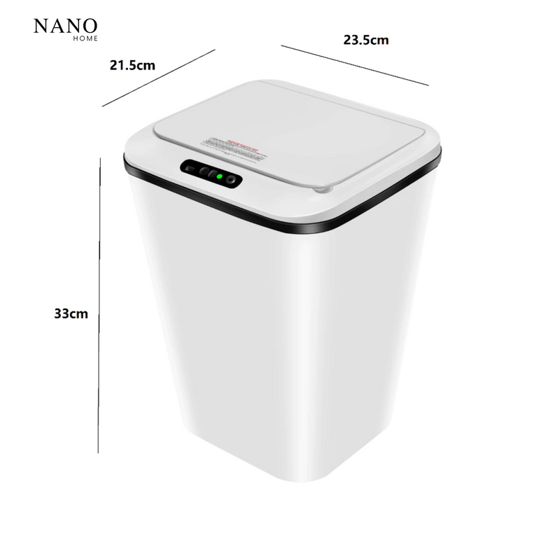 🗑️ Lixeira Automática com Sensor Inteligente – 16L para Banheiro, Cozinha e Escritório