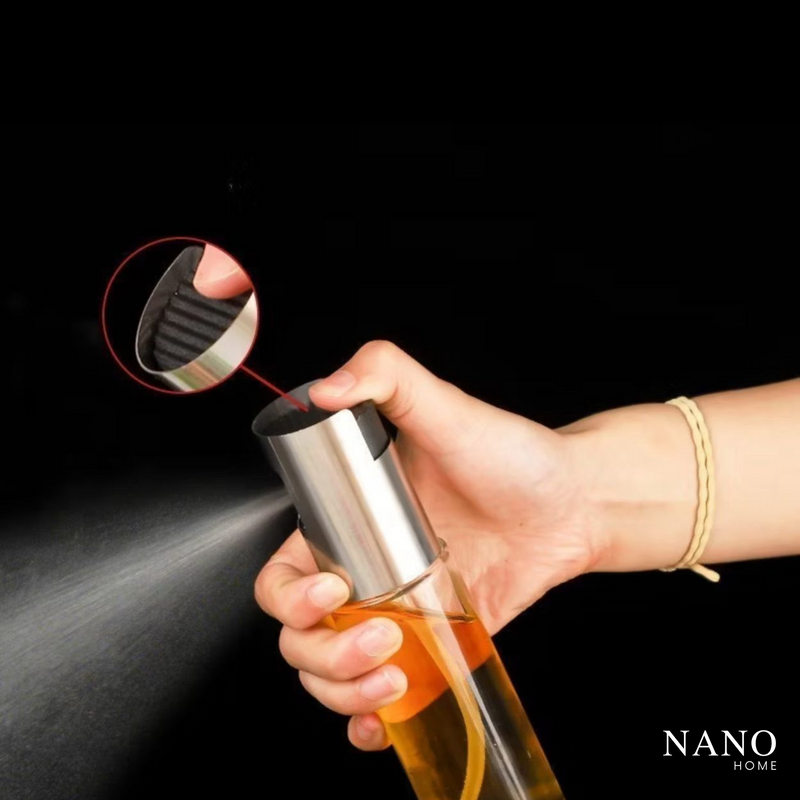 Kit 3 Sprays Borrifador de Vidro – Azeite, Vinagre e Essenciais de Cozinha