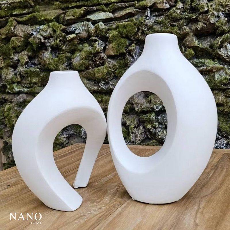 Vasos Decorativos de Cerâmica Nórdica – Elegância e Estilo para Sua Casa
