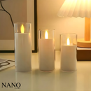 Trio de Velas com Castiçal LED