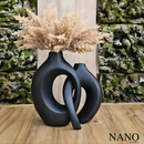 Dupla de Vasos Decorativos Mônaco em Cerâmica Artística