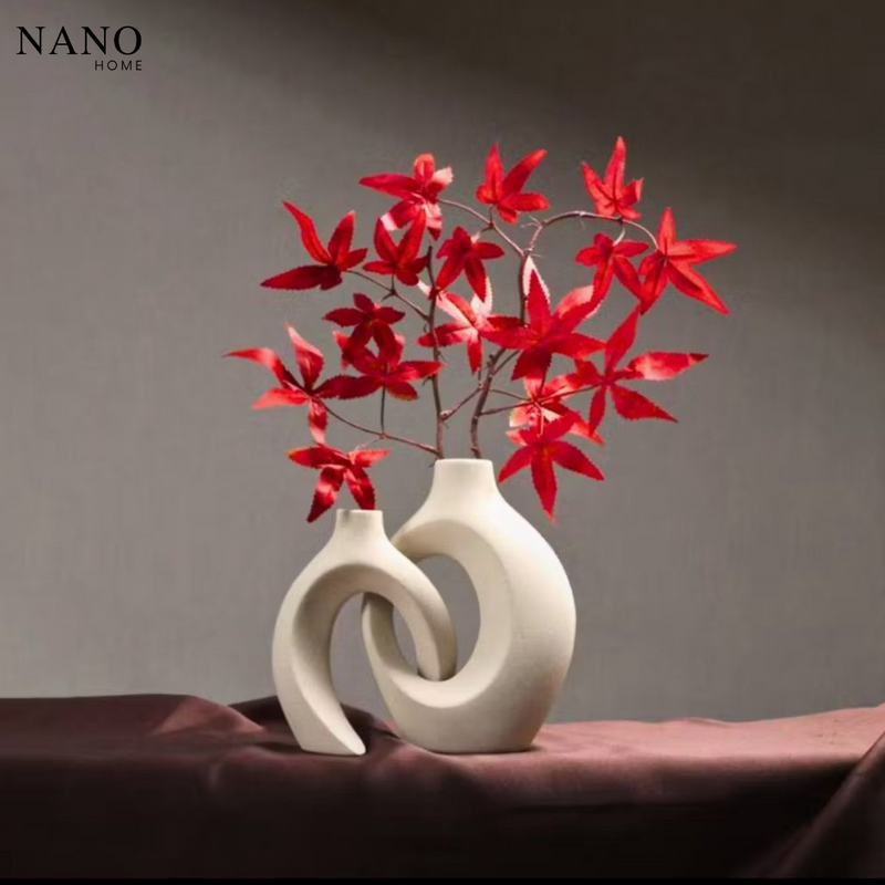 Vasos Decorativos de Cerâmica Nórdica – Elegância e Estilo para Sua Casa