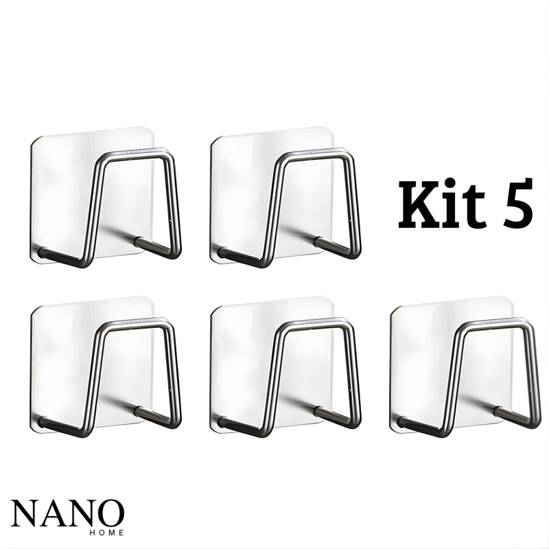 Kit Porta Esponja de Aço Inox