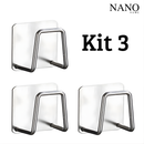 Kit Porta Esponja de Aço Inox