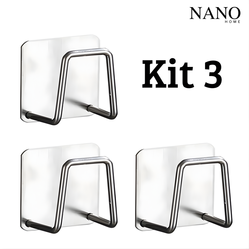 Kit Porta Esponja de Aço Inox
