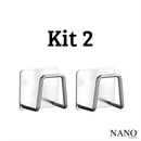 Kit Porta Esponja de Aço Inox
