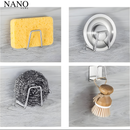 Kit Porta Esponja de Aço Inox