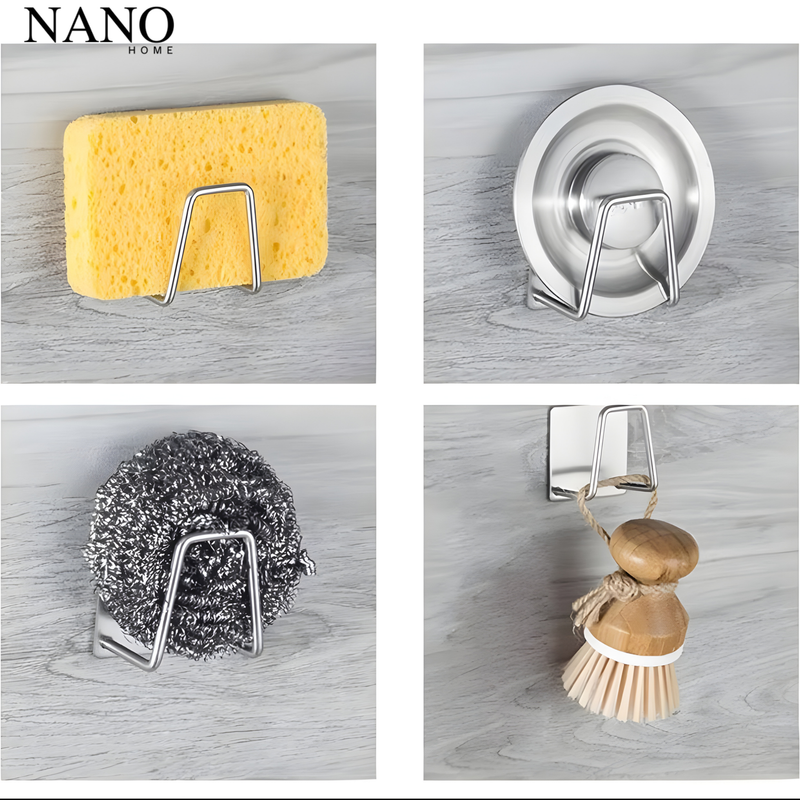 Kit Porta Esponja de Aço Inox