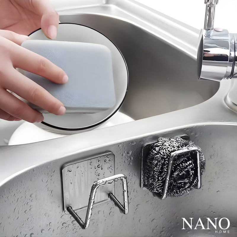 Kit Porta Esponja de Aço Inox