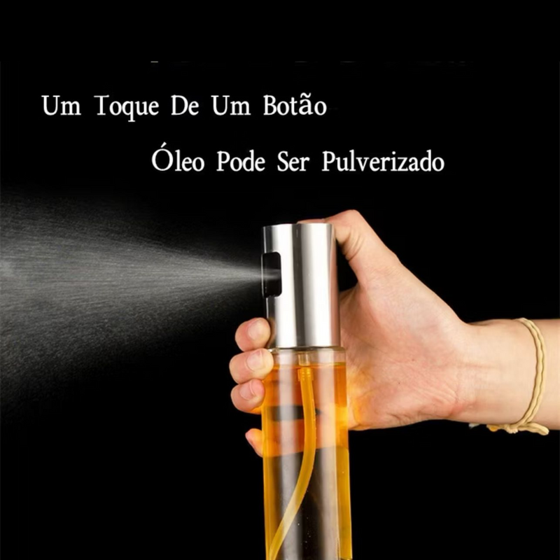 Kit 3 Sprays Borrifador de Vidro – Azeite, Vinagre e Essenciais de Cozinha