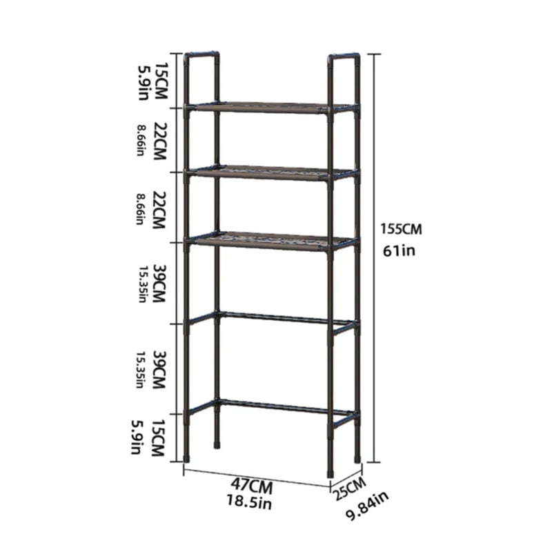 Organizadora Multifuncional com Prateleiras Para Banheiro