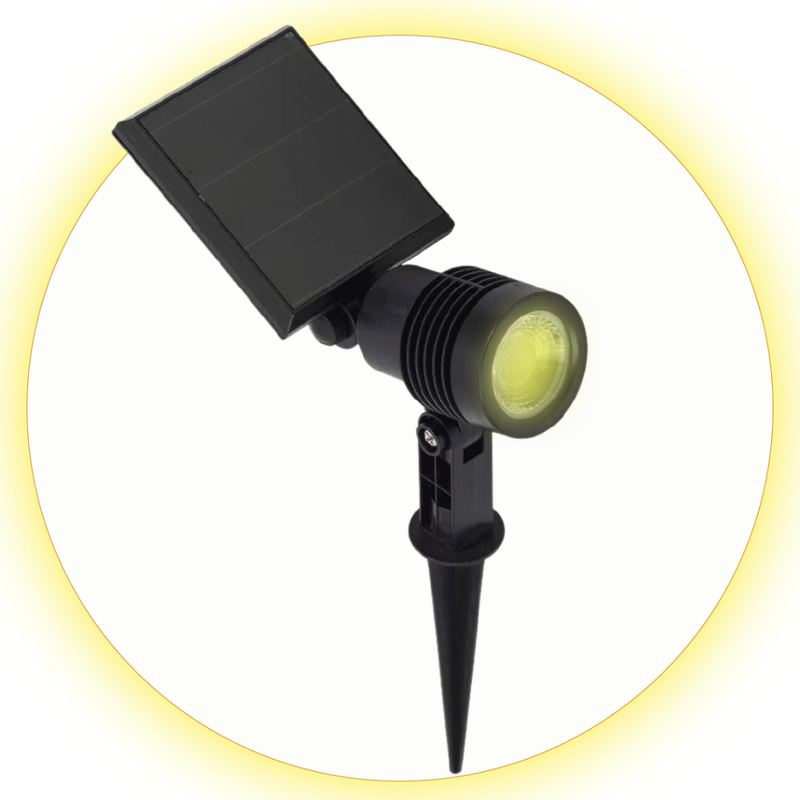 Luminária Espeto Solar LED 10W para Jardim
