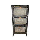 Gaveteiro Organizador Fibra Sintética Tela 3 Gavetas