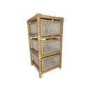 Gaveteiro Organizador Fibra Sintética Tela 3 Gavetas