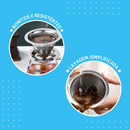 Filtro Coador Inox Reutilizável - 103 Premium | Dispensa Papel | Café Mais Forte e Sustentável - BC