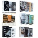 Kit Livro Falso 3 Caixas Fake Porta Objetos Decorativo Decoração Sala Quarto