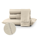 Jogo de Lençol com Ponto Palito – 400 Fios Micropercal