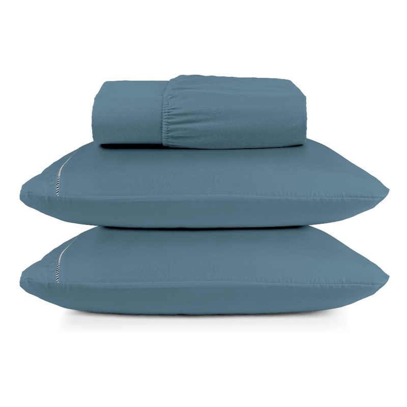 Jogo de Lençol com Ponto Palito – 400 Fios Micropercal