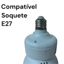 Ventilador de Teto Com Luz 120W Led 3 Tipos de Luz + Controle Remoto Ventilador C/ 6 Hélices Bivolt Quarto Sala
