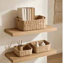 Conjunto de 3 Cestos em Bambu e Rattan