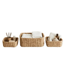 Conjunto de 3 Cestos em Bambu e Rattan