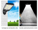 Luz Solar De Rua Taman 21W LED Controle Remoto De Jardim À Prova D'água Indução Automática Com 3 Modos