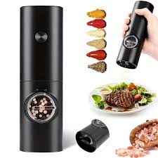 Moedor Elétrico de Sal, Pimenta e Temperos com Ajuste de Moagem