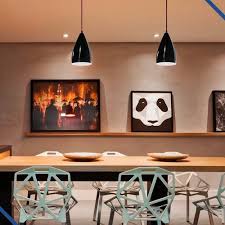 Kit 4 Pendentes Vegas   Preto Texturizado com Bronze