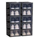 Kit com 10 Organizadores de Sapatos com Regulagem de Altura