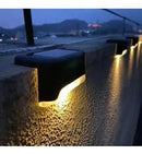 Kit com 4 Balizadores de Escada LED Solar   Preto