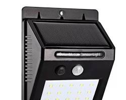 Luminária Solar de Parede com Sensor de Movimento 21W LED